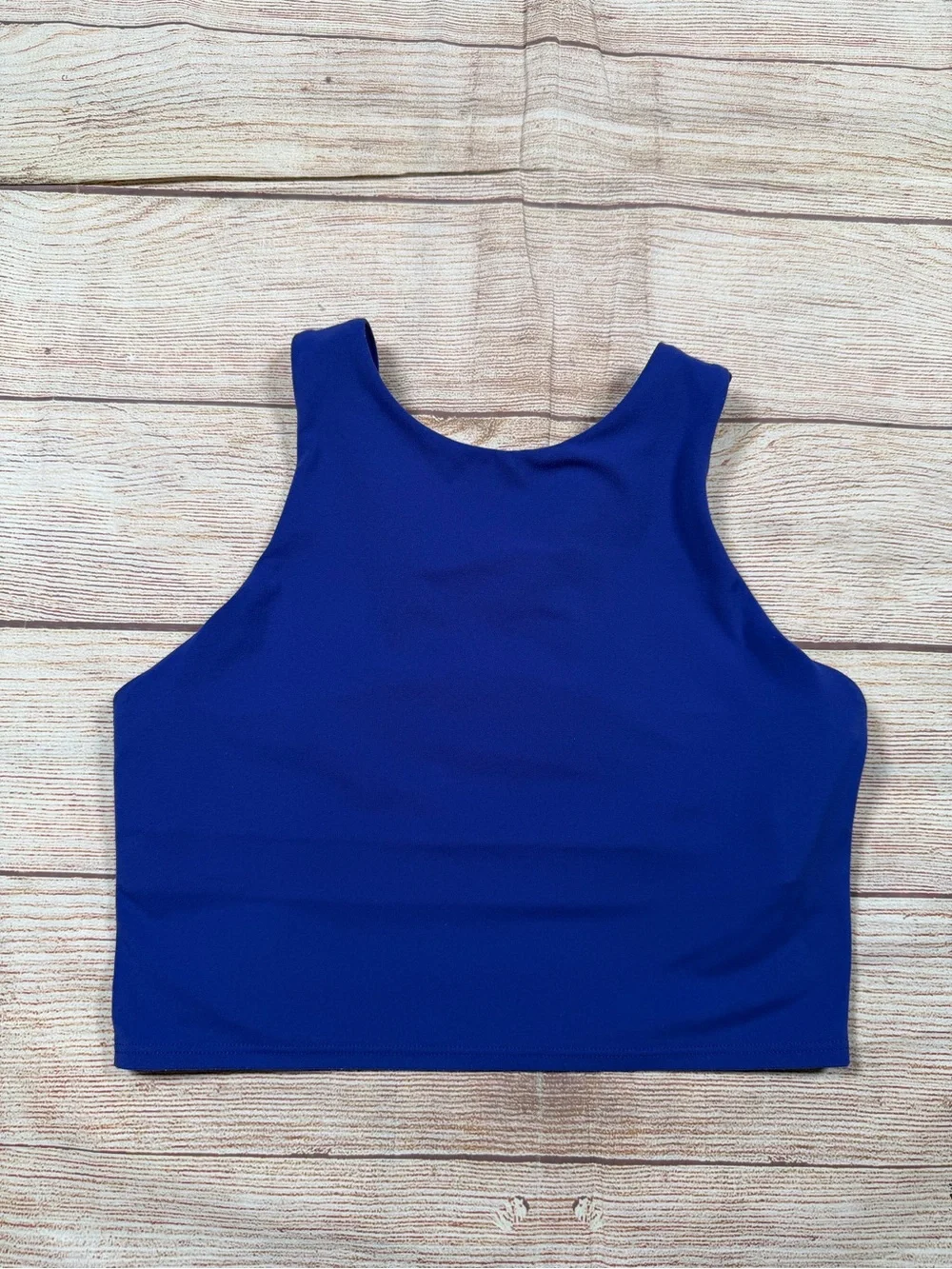 Athleta Bright Purple‎ High-Neck Conscious Crop Tank - Yoga, Workout, Athletic